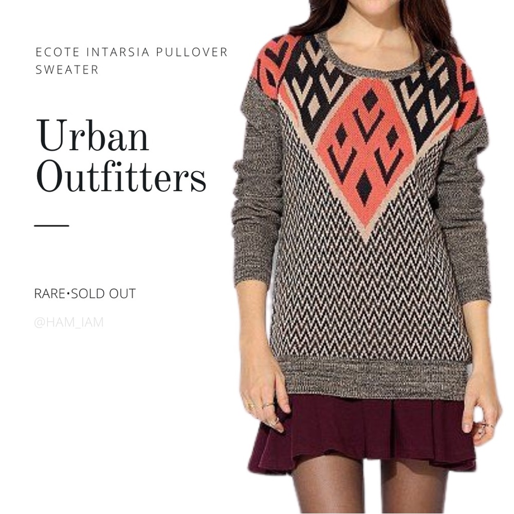 ⚡️FLASH SALE⚡️ Urban Outfitters Ecote Intarsia Pullover Sweater